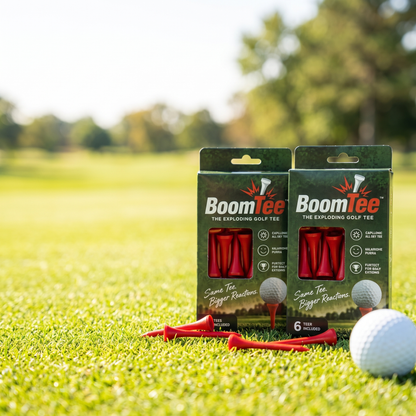 BoomTee™ Exploding Golf Tees - 6 Pack