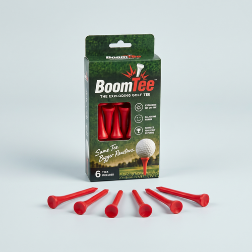 BoomTee™ Exploding Golf Tees - 6 Pack