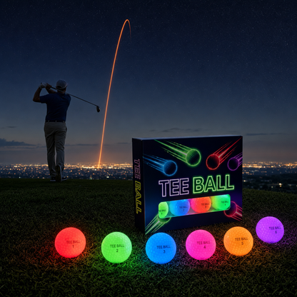 TeeBall™ LED Golf Balls - 6 Pack